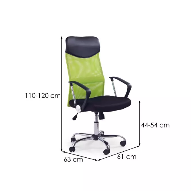 Kancelárske kreslo Vire zelená