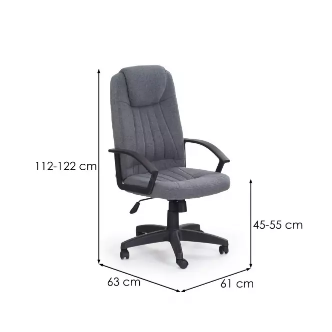 Kancelárske kreslo Rino Šedá
