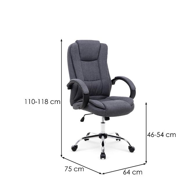 Kancelárske kreslo Relax 2 Tmavý Šedá,2