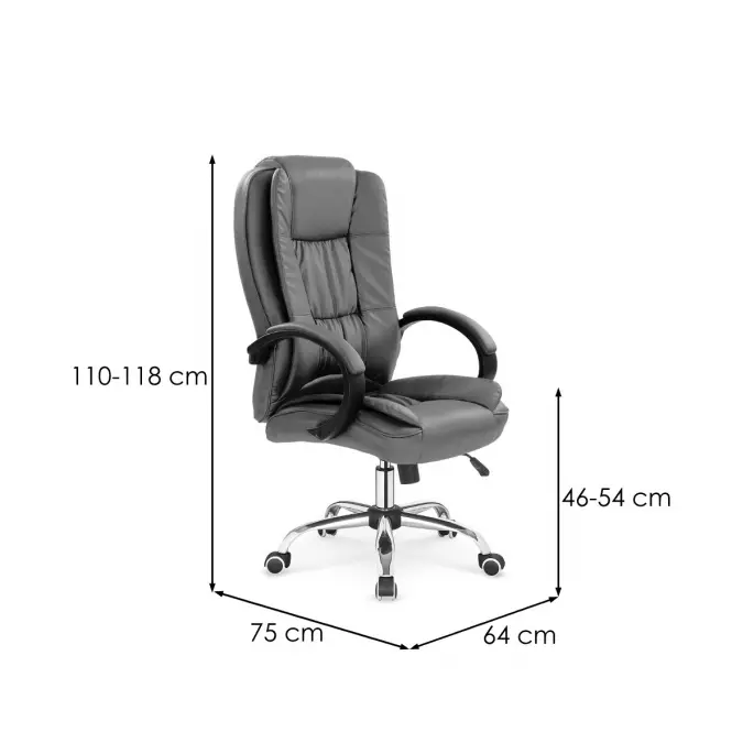 Kancelárske kreslo Relax Šedá