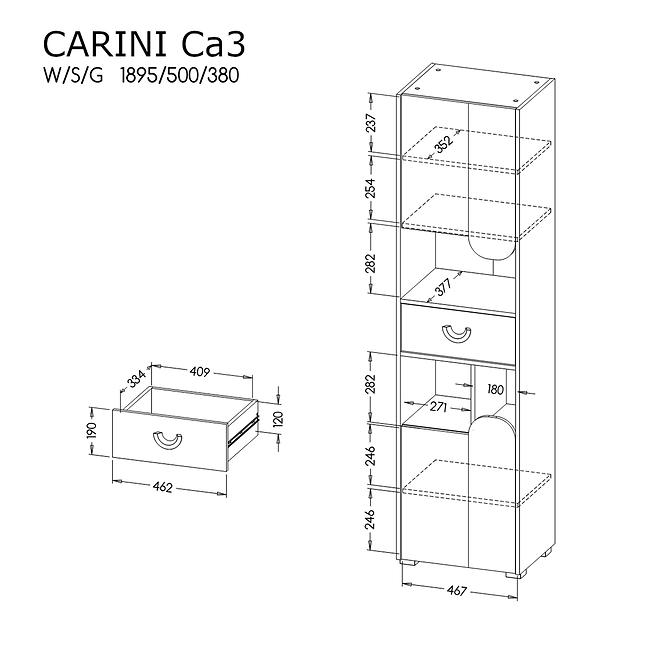 Stojan 2d Carini Ca3