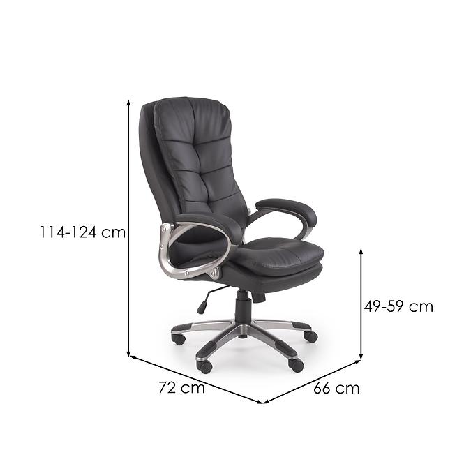 Kancelárske kreslo Preston čierna,9