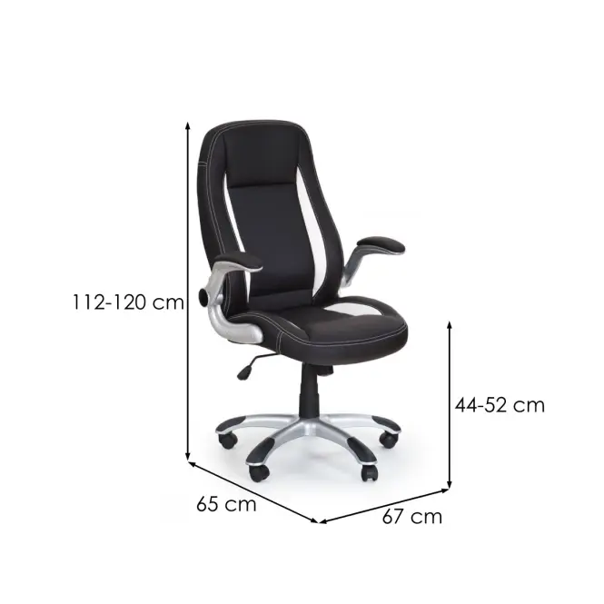 Kancelárske kreslo Saturn čierna,2