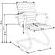 Kancelárske kreslo Prestige Skid čierna,3