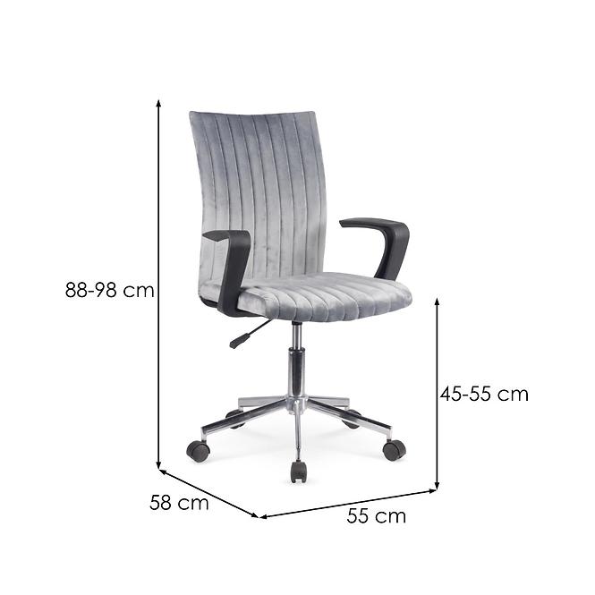 Kancelárske kreslo Doral Tmavý Šedá