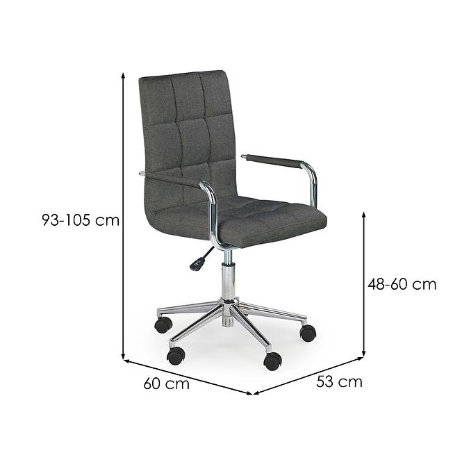 Kancelárske kreslo Gonzo 3 tmavosivá