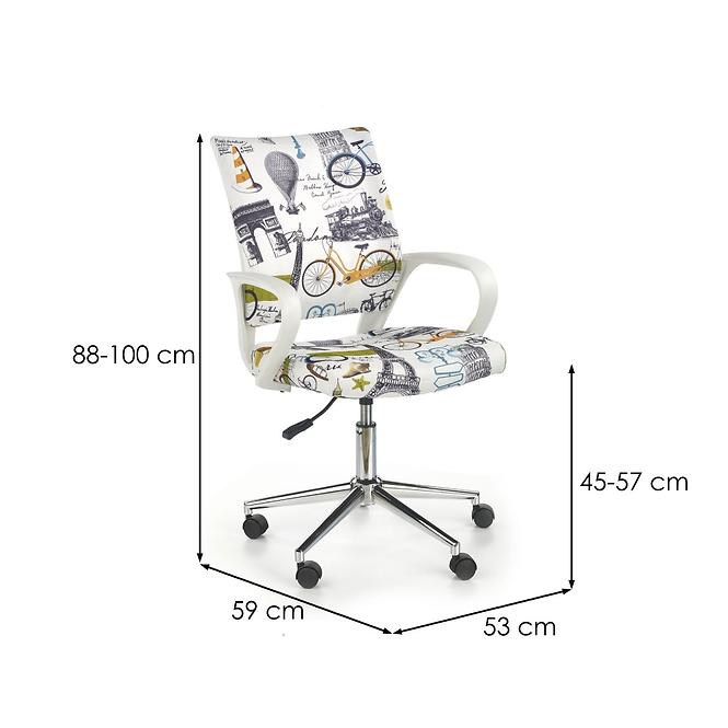 Kancelárske kreslo Ibis Paris Viacfarebné,3