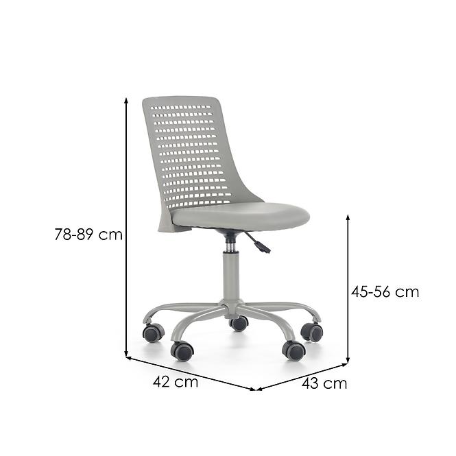 Kancelárske kreslo Pure Šedá