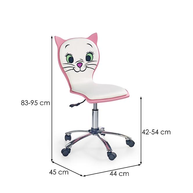 Kancelárske kreslo Kitty 2 Ružová,2