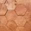 Šesťhranný Dekoratívny Panel Mahagón