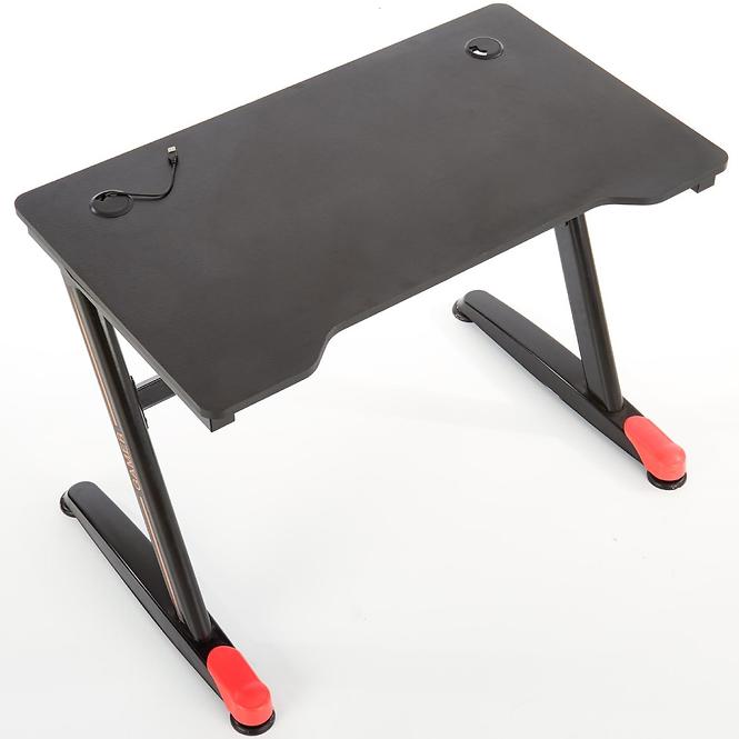 Písací Stôl B-40 Čierna/Červená