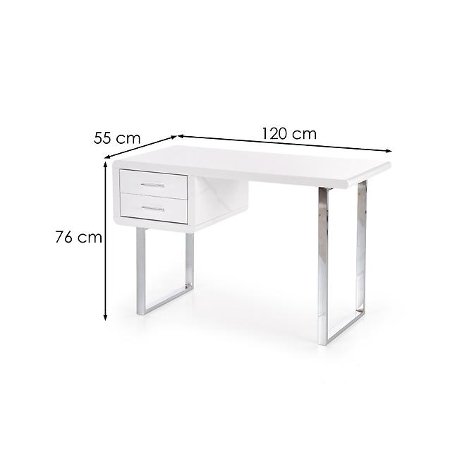 Písací Stôl B-30 Biely,5