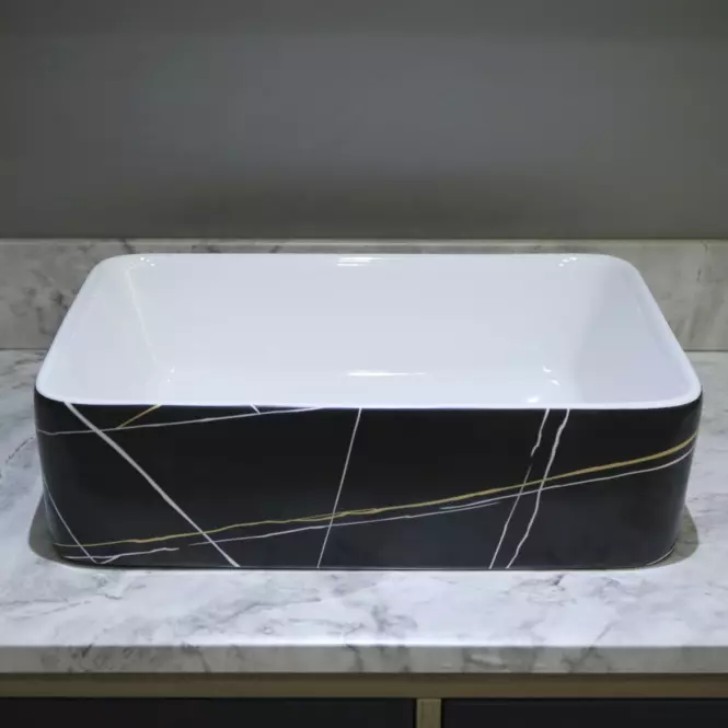 Umývadlo Elicia black marmor,4