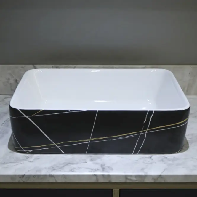 Umývadlo Elicia black mramor,4