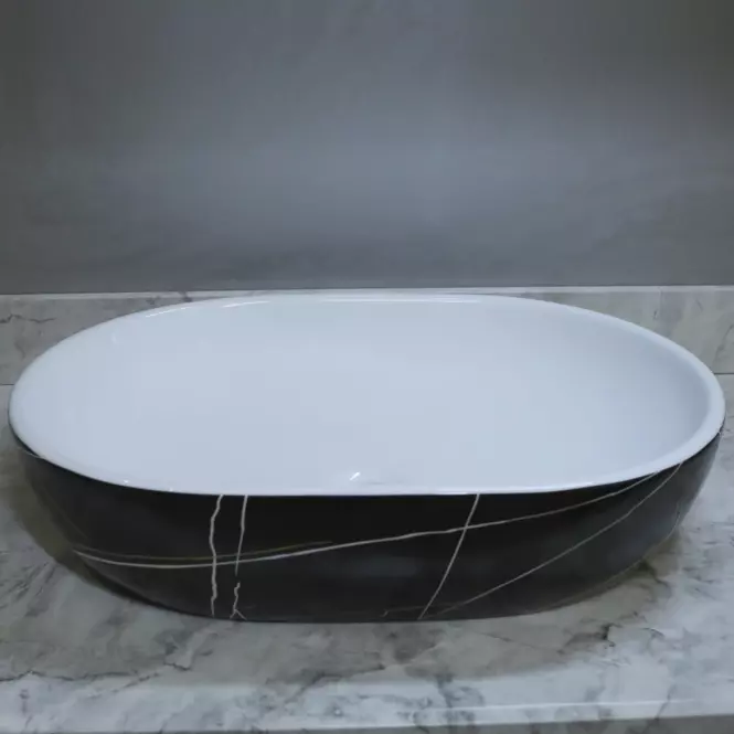 Umývadlo Nera black marmor