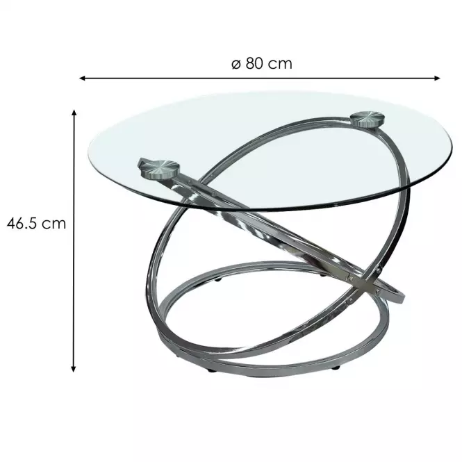 Konferenčný stolík CF5013-A TRANSP.. GLASS.