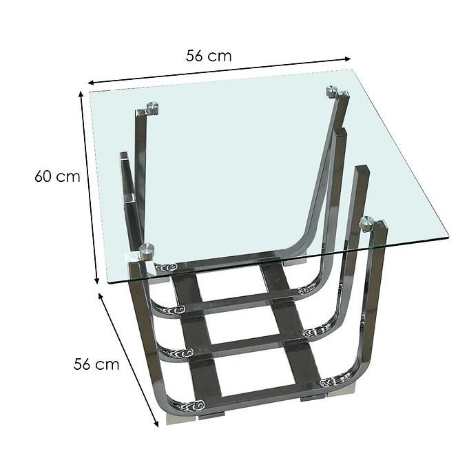 Konferenčný stolík CF60047-B TRANSP.. GLASS.