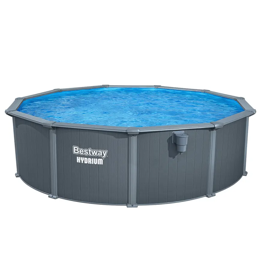 Bazén oceľový Hydrium 4,9x1,3 m antracit 561CU