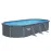 Bazén oceľový oválny Hydrium 7,3x3,6x1,3 m antracit 561CW