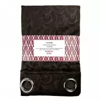 Záves na prechodkách Classic Velvet 135x250 hnedá Merkury Home