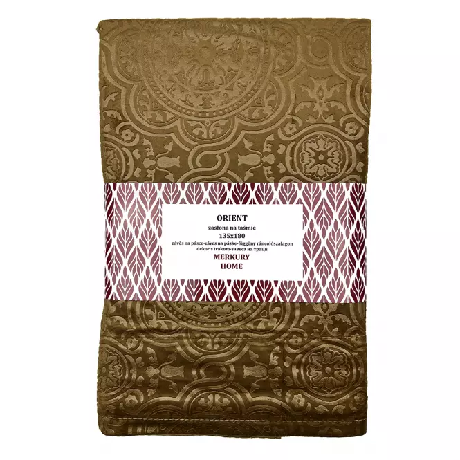 Záves Orient na páske 135x180 horčica Merkury Home