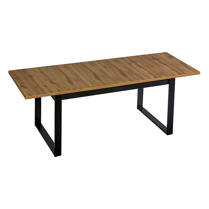 Rozkladací stôl Lamelo La14 160/240x90cm Dub Wotan/Black Matt