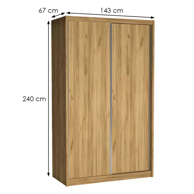 Skriňa Karol 143 kraft zlatá,2