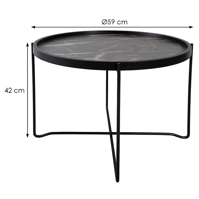Konferenčný stolík Flamant JF906KD-MB+DS,2