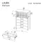 Komoda Laura Lau2 Antracit,3