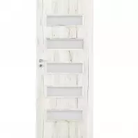 Dvere vnútorné LAMBRO 5*5 80P dub snežný