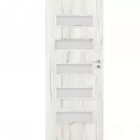 Dvere vnútorné LAMBRO 5*5 60L dub snežný