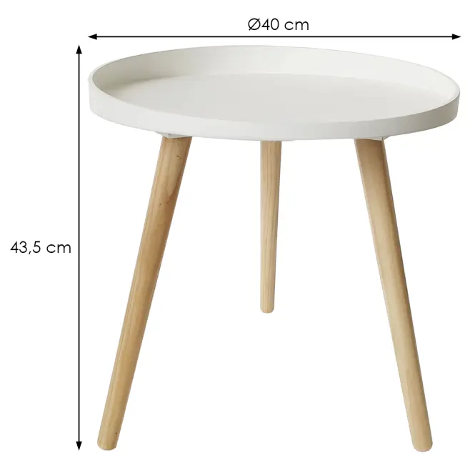 Konferenčný stolík Elin biely/dub,2
