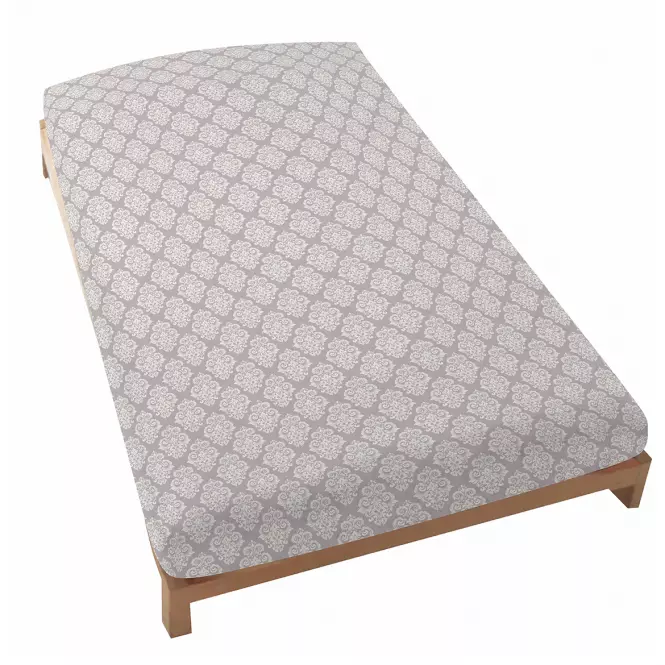 Napínacia plachta Classic bavlna ecru/svetlosivá 160x200 + 25 Merkury Home,2