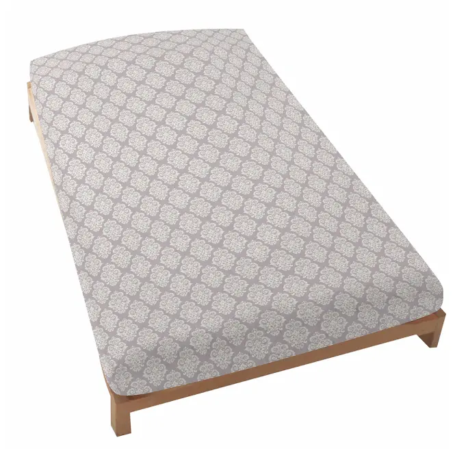 Napínacia plachta Classic bavlna ecru/svetlosivá 220x200 + 25 Merkury Home,2