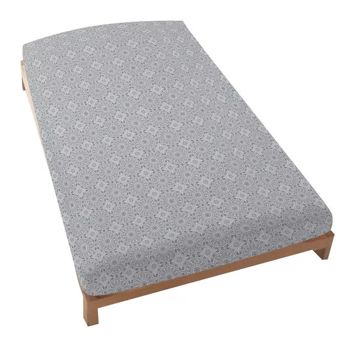 Napínacia plachta Orient bavlna ecru/indigo 220x200 + 25 Merkury Home,2