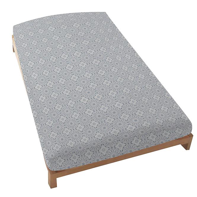 Plachta na gumičke Orient bavlna ecru/indigo 220x200 + 25 Merkury Home