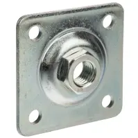 Montážna doska s maticou 80x80 mm fi 16,0 ZN