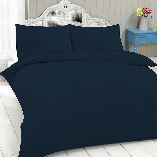 Obliečky Mono bavlna indigo 160x200 + (2) 70x80 Merkury Home
