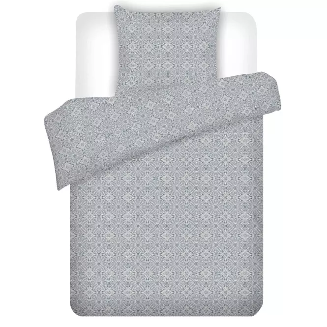 Obliečky Orient bavlna ecru/indigo 140x200 + (1 )70x80 Merkury Home