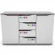 Komoda Matrix 120 4s 2d biela/fialový,3