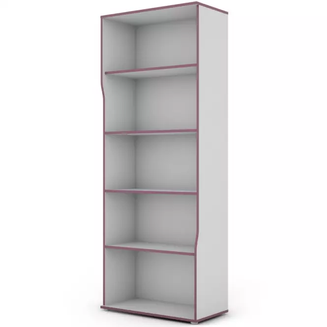 Regál Matrix RG 75 biela/fialový