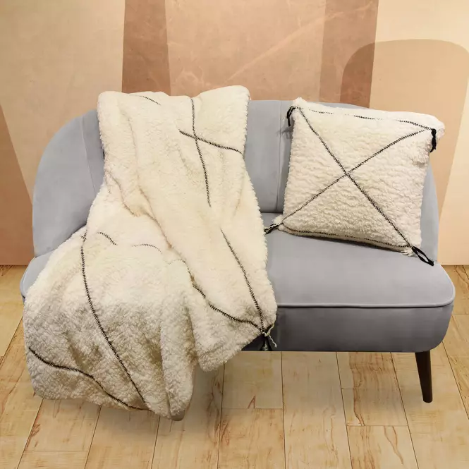 Deka Sherpa 130x160 béžová Merkury Home