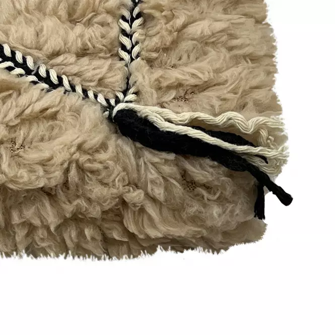Obliečka Sherpa 45x45 béžová Merkury Home,5