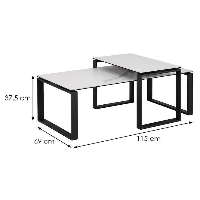 Súprava stolíkov Jula biely