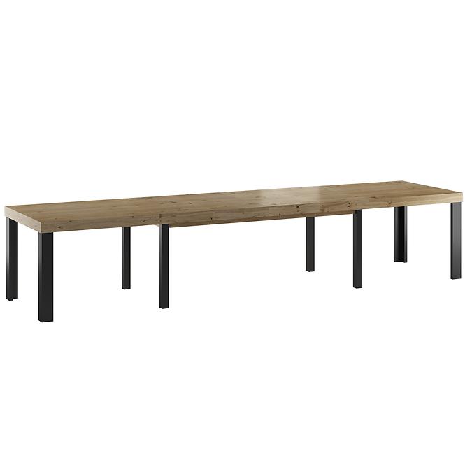 Rozkladací stôl St-20 210/410x110cm dub uzlovitý