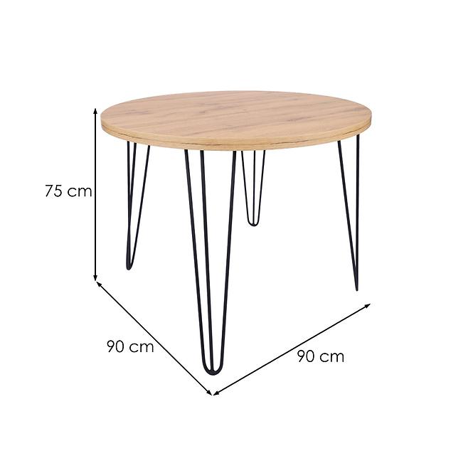 Stôl Tobi 90 dub wotan