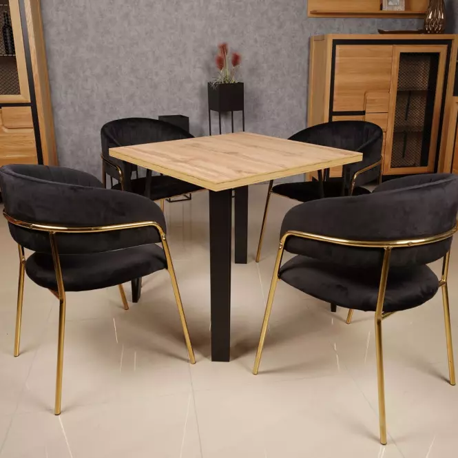 Stôl Karlos 100x100 dub wotan