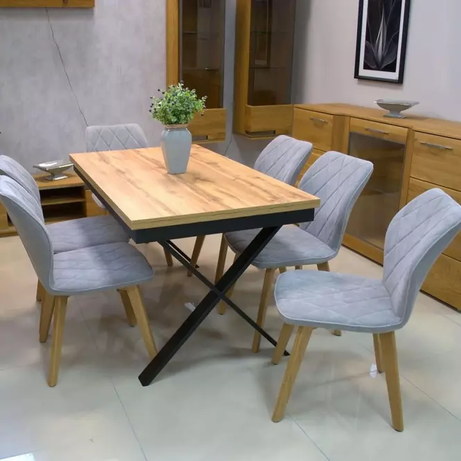 Rozkladací stôl St-978 140/180x80cm dub wotan