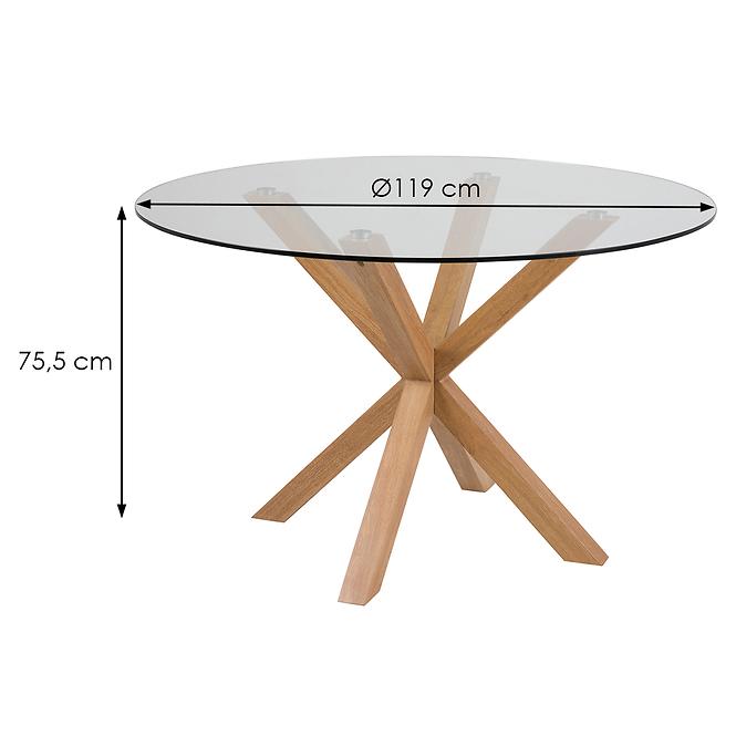 Stôl Sklo Migo