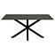 Stôl Kobi Čierna Ceramika 160x90,2